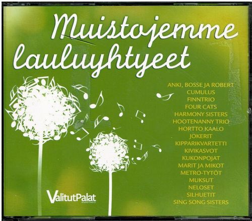 Muistojemme lauluyhtyeet - 4 cd levyllistä  Finntrio, Harmony sisters, Horttokaalo, Kivikasvot jne