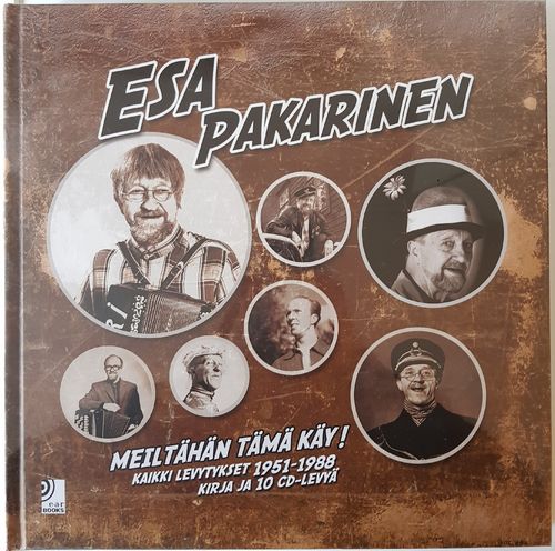Esa Pakarinen - Boxi sisältää 10 cd-levyä + kirjan "Meiltähän tämä käy"