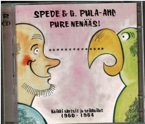 Spede & Pula-aho - Pure nenääs!  2 Cd kaikki sketsit ja seikkaulut 1960-641