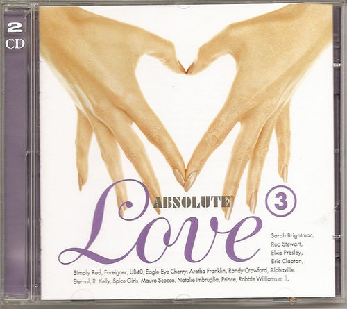 Absolute love 3  - Sarah Bbrighman. Rod stewart, Elvis Presley jne 2cd