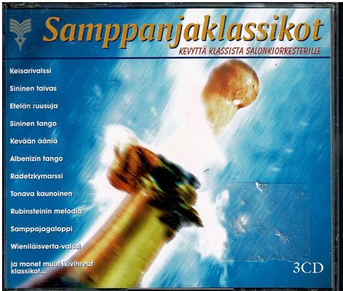 Sampanjaklassikot - Kevyttä klassista salonkiorkesterille 3 cd